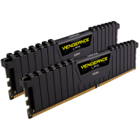 Corsair DDR4, 3000MHz 16GB 2x8GB Dimm, Unbuffered, 16-20-20-38, XMP 2.0, Vengeance LPX black Heatspreader, Black PCB, 1.35V, EAN:0843591077552