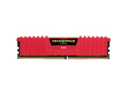 Corsair DDR4, 2666MHz 8GB 1x8GB DIMM, Unbuffered, 16-18-18-35, XMP 2.0, Vengeance LPX red Heatspreader, Black PCB, 1.2V, for SKL, EAN:0843591069717