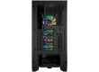 Corsair iCUE 4000X RGB Tempered Glass Mid-Tower, Black, EAN:0840006626633