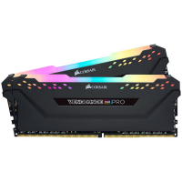 Corsair DDR4, 3200MHz 256GB 8x32GB Dimm, Unbuffered, 16-20-20-38, XMP 2.0, VENGEANCE RGB PRO black Heatspreader, Black PCB, 1.35V