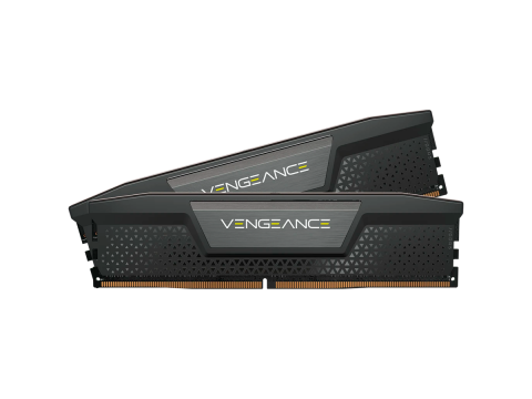 Corsair DDR5, 5600MT/s 32GB 2x16GB DIMM, Unbuffered, 36-36-36-76, Std PMIC, XMP 3.0, VENGEANCE DDR5 Black Heatspreader, Black PCB, 1.25V
