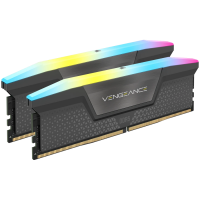 CORSAIR VENGEANCE RGB DDR5 32GB (2x16GB) DDR5 6000 CL36-44-44-96 1.4V AMD EXPO Memory - Grey,  0840006679653