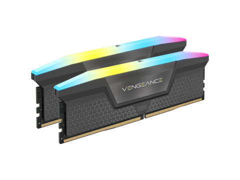CORSAIR VENGEANCE RGB DDR5 32GB (2x16GB) DDR5 6000 CL36-44-44-96 1.4V AMD EXPO Memory - Grey,  0840006679653