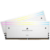 Corsair DOMINATOR TITANIUM 48GB (2 x 24GB) DDR5 7200 CL36-46-46-116 1.40V Intel XMP - WHITE