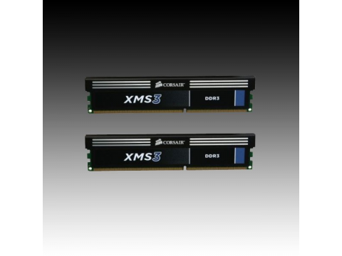 CORSAIR DDR3, 1333MHz 8GB 2x512Mx64non-ECC 2x240 DIMM, XMS, 1.50V, matched pair