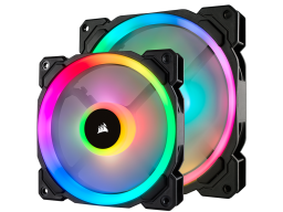 Corsair LL Series, LL140 RGB, 140mm Dual Light Loop RGB LED PWM Fan, Single Pack, EAN:0843591032445