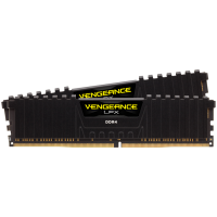 Corsair DDR4, 4000MHz 16GB 2x8GB DIMM, Unbuffered, 18-22-22-42, BaseSPD@2666, XMP 2.0, Vengeance LPX Black, 1.35V, for AMD