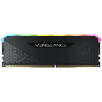 CORSAIR DDR4, 3200MHz 16GB 1x16GB Dimm, 16-20-20-38, XMP 2.0, Vengeance RGB RS, RGB LED, Black PCB, 1.35V, for AMD Ryzen & Intel