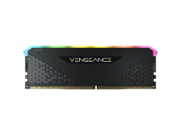 CORSAIR DDR4, 3200MHz 16GB 1x16GB Dimm, 16-20-20-38, XMP 2.0, Vengeance RGB RS, RGB LED, Black PCB, 1.35V, for AMD Ryzen & Intel