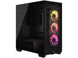 Corsair 3500X ARGB Tempered Glass Mid-Tower, Black