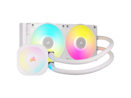 Corsair iCUE LINK TITAN 240 RX RGB White AIO, 240mm Radiator, Liquid CPU Cooler