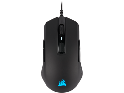 Corsair M55 RGB PRO Ambidextrous Multi-Grip Gaming Mouse, Black, Backlit RGB LED, 12400 DPI, Optical (EU version), EAN:0840006607762