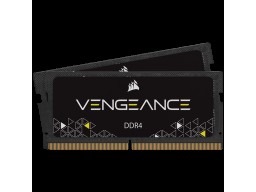 Corsair DDR4, 3200MHz 32GB 2x16GB SODIMM, Unbuffered, 22-22-22-53, VENGEANCE SODIMM,  Black PCB, 1.2V, EAN:0840006631897