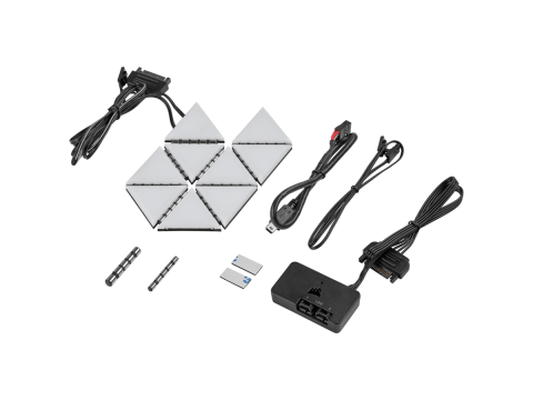 Corsair iCUE LC100 Smart Case Lighting Triangles, Starter Kit