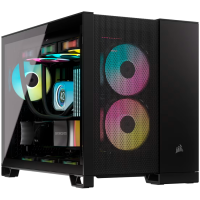Carcasa Corsair 2500D AIRFLOW, Tempered Glass,Micro-ATX, Negru