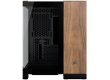 CORSAIR 2500X Micro ATX Dual Chamber PC Case - Black/Walnut Wood