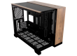 CORSAIR 2500X Micro ATX Dual Chamber PC Case - Black/Walnut Wood