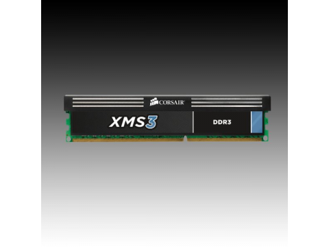 Corsair DDR3, 1333MHz 1x512Mx64non-ECC 1x240 DIMM, unbuffered, 9-9-9-24, HMS, 1.50V, single module