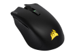 Corsair HARPOON RGB WIRELESS, Wireless Rechargeable Gaming Mouse with SLIPSTREAM Technology, Black, Backlit RGB LED, 10000 DPI, Optical (EU version), EAN:0843591080743