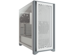 Corsair 4000D Airflow Tempered Glass Mid-Tower, White, EAN:0840006621928