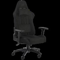 CORSAIR TC100 RELAXED Gaming Chair, Fabric - Black