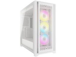 Corsair iCUE 5000D RGB Airflow Tempered Glass, True White