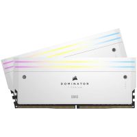 CORSAIR DOMINATOR TITANIUM 32GB (2 x 16GB) DDR5 6400MHz CL32-40-40-84 1.40V Intel XMP - WHITE