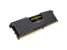 CORSAIR DDR4, 2666MHz 16GB 1x16GB DIMM, 16-18-18-35, XMP 2.0, Vengeance LPX black Heatspreader, Black PCB, 1.2V
