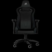 CORSAIR TC200 Leatherette Gaming Chair, Standard Fit - Black