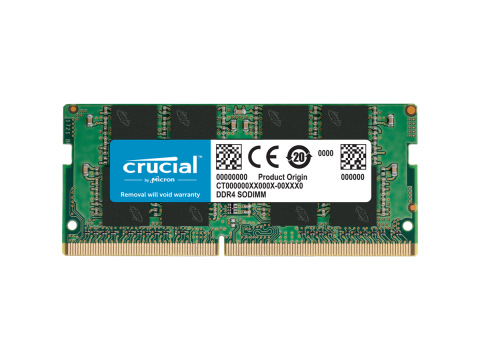 CRUCIAL Basics 16GB DDR4-2666 SODIMM CL19 (8Gbit/16Gbit)