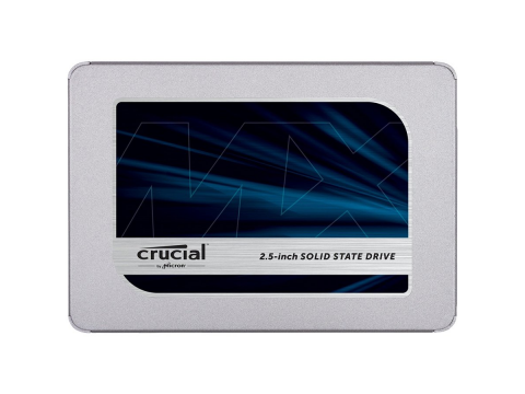 CRUCIAL MX500 250GB SSD, 2.5'' 7mm, SATA 6 Gb/s, Read/Write: 560/510 MB/s, Random Read/Write IOPS 95k/90k, with 9.5mm adapter