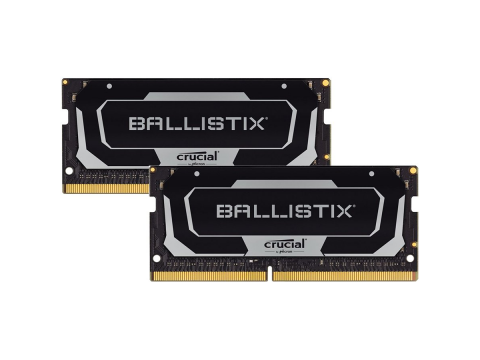 Crucial DRAM Ballistix Black 2x16GB (32GB Kit) DDR4 3200MT/s  CL16  Unbuffered SODIMM 260pin Black, EAN: 649528824462