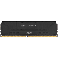 Crucial DRAM Ballistix Black 16GB DDR4 3200MT/s  CL16  Unbuffered DIMM 288pin Black, EAN: 649528824134