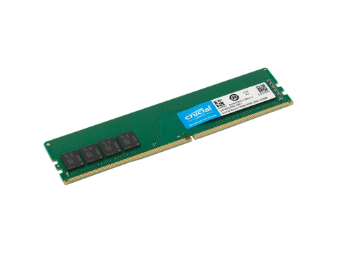 CRUCIAL Basics 16GB DDR4-2666 UDIMM CL19 (8Gbit/16Gbit)