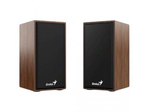 Колонки Genius SP-HF180 /2.0  Wood,  6W (3W x 2), USB-питание, 160Hz-18KHz, 1,2 м, 3,5мм 31730029400