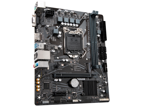 Материнская плата GIGABYTE (S1200, H470, 2xDDR4, HDMI, VGA, 1xPCIex16, 2xPCIex1, ALC887, Realtek GbE LAN, 4xSATA III, 1xM.2, USB 3.2, USB 2.0, mATX, Retail)