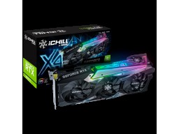 INNO3D NVIDIA Video Card RTX 3070 Ti iChill X4 8GB GDDR6X 256-bit, 1830MHz / 19Gbps, 3x DP, 1x HDMI, 3fans, 3 slot