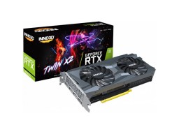 INNO3D GEFORCE RTX 3060 TI TWIN X2 LHR (1665MHz/14Gbps) / 8GB GDDR6 / 256-bit   / DP+DP+DP+HDMI / VA32D / PG190 / GA104-202
