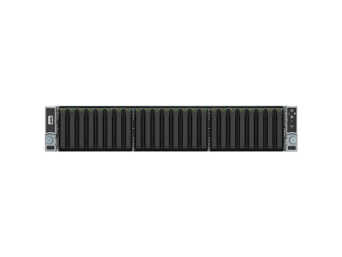 Intel Server System R2224WFTZSR, Single (2U, 2xXeon-SC LGA3647-0, 24xDDR4 LR/RDIMM, 24x2.5HP, 2x2.5Fix-inside, 2x2.5HP-Rear opt, 10xSATA+2xM.2+4xOCL, RoMB RSTe5.0(0,1,10,5) ESRT2(0,1,10 LSI), VROC, 2x10G X557-AT2, 1+0 1300W PSU, 2xHtsnk, IPMI2.0