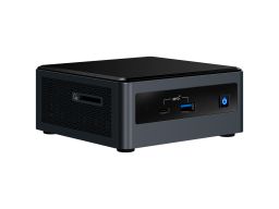 Intel NUC 10 Performance kit NUC10i3FNHN with Intel Core i3-10110U,  M.2 and 2.5" Drive,  HDMI 2.0a; USB-C (DP1.2), w/ no codec, EU cord