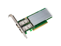 Сетевой адаптер Intel Ethernet Network Adapter E810-CQDA2  100GbE dual ports QSFP28  PCIe 4.0x16  iWARP/RDMA  RoCEv2/RDMA (Low Profile and Full Height brackets included) bulk