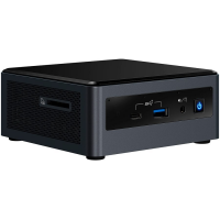 Intel NUC 10 Performance kit NUC10i7FNHN with Intel Core i7-10710U, M.2 and 2.5" Drive, HDMI 2.0a; USB-C (DP1.2), w/ no codec, w/ EU cord