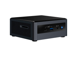 Intel NUC 10 Performance kit NUC10i7FNHN with Intel Core i7-10710U, M.2 and 2.5" Drive, HDMI 2.0a; USB-C (DP1.2), w/ no codec, w/ EU cord