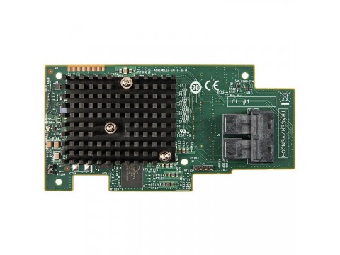 Intel Integrated RAID Module RMS3HC080, Single, 12Gb/s, 8 internal port SAS/SATA mezzanine card, LSI 3008, PCIe 3.0, RAID levels 0/1/10/5, and JBOD mode