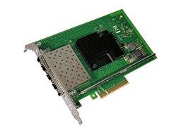 Intel Ethernet Converged Network Adapter X710-DA4, 10GbE/1GbE quad ports SFP+, open optics, PCI-E 3.0x8 (Low Profile and Full Height brackets included) bulk