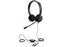 JABRA Evolve 20, Stereo UC, USB C/A adapter