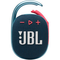 JBL Clip 4 - Portable Bluetooth Speaker with Carabiner - Blue-Pink