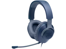 JBL Quantum 100 - Wired Over-Ear Gaming Headset - Blue