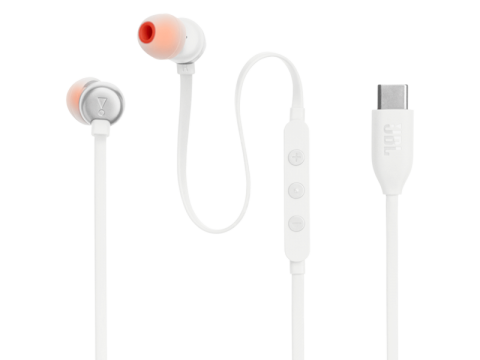 JBL Tune 310C - Wired TypeC Headset - White