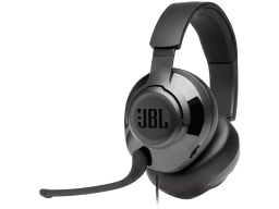 JBL Quantum 200 - Wired Over-Ear Gaming Headset with Flip-up Mic - Black